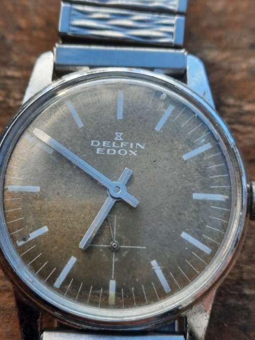 vintage men's Delfin edox