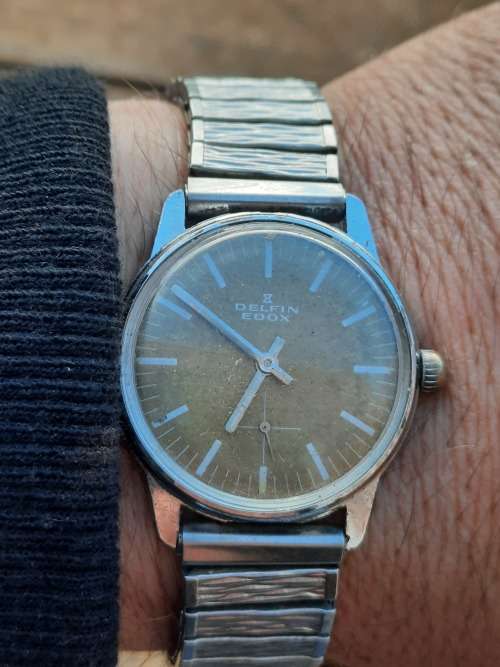 vintage men's Delfin edox