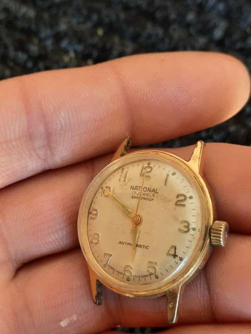 vintage men's national watch