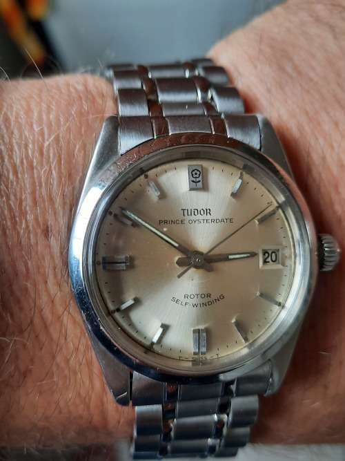 vintage men's automatic Tudor prince oysterdate rotor self-winding watch