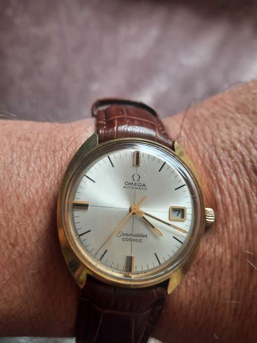 vintage men's omega automatic seamaster cosmic
