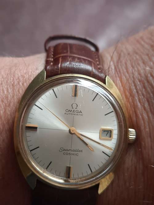 vintage men's omega automatic seamaster cosmic
