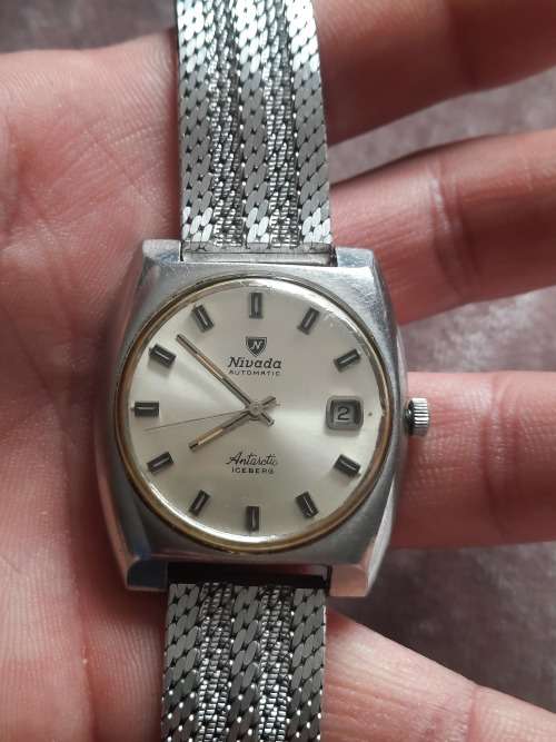 vintage men's Nivada automatic iceberg