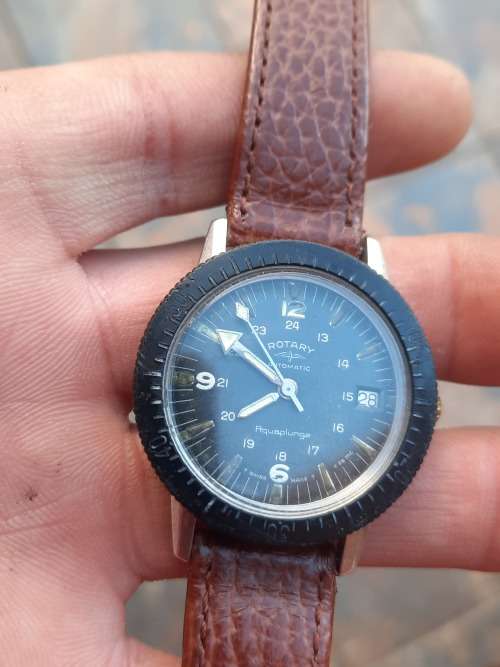 vintage men's rotary aquaplunge automatic