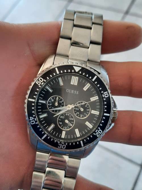 men's Guess chronograph watch