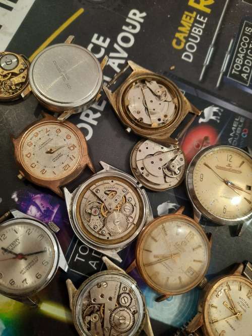 old vintage men`s watch one bid for all...