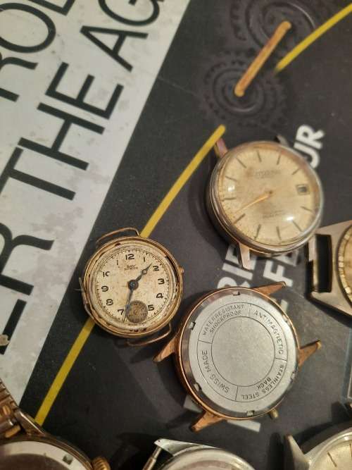 old vintage men`s watch one bid for all...