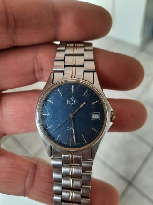 vintage men's Buren  watch