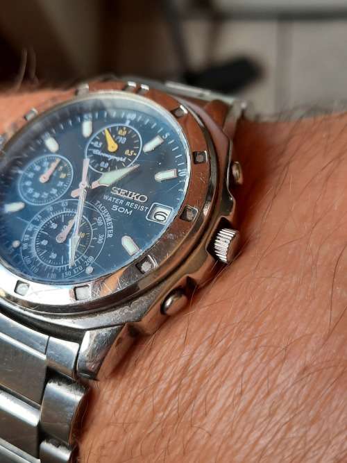 men's seiko chronograph