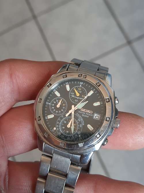 men's seiko chronograph