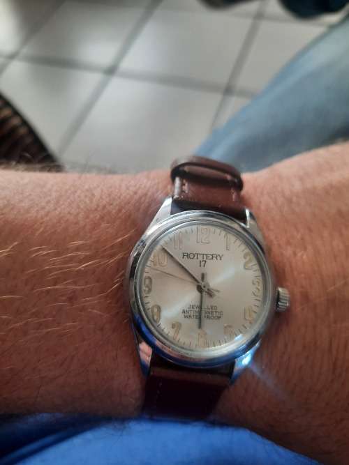 vintage men's rotary watch