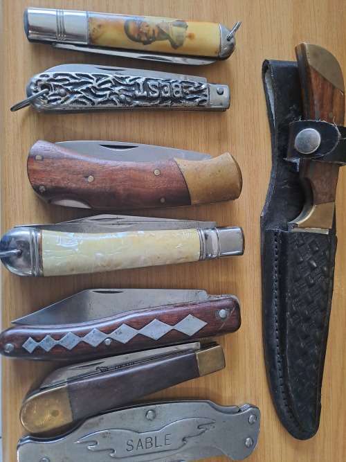 vintage knife collection