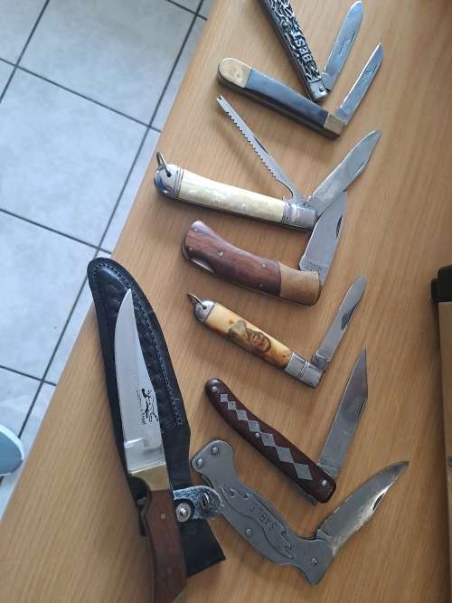 vintage knife collection