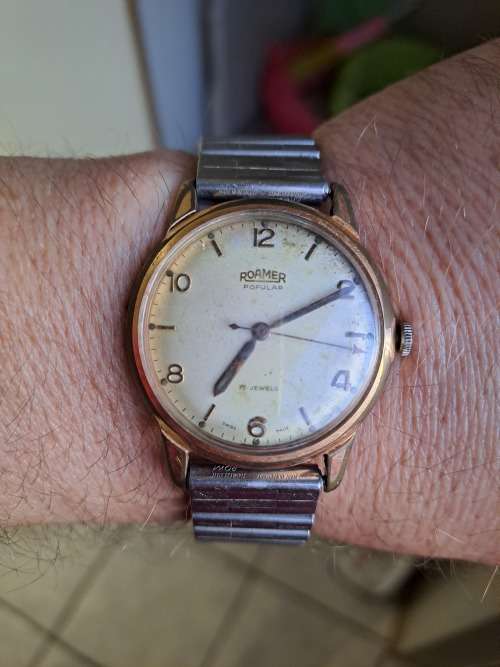 vintage men's Roamer popular