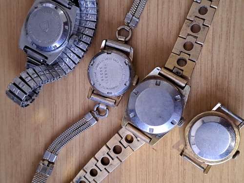 4x vintage ladies watches