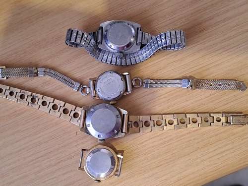 4x vintage ladies watches