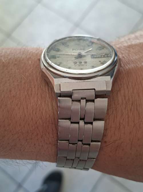 vintage men's poise automatic watch