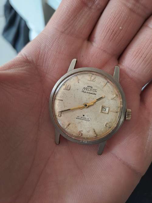 vintage men's Nelson watch