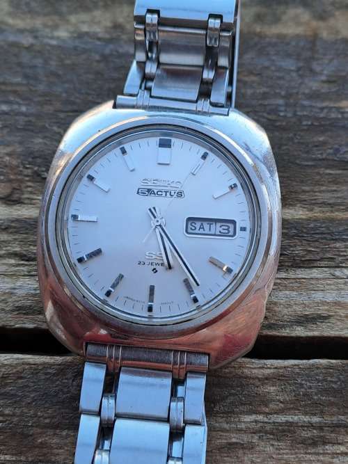 vintage men's seiko 5 Actus SS