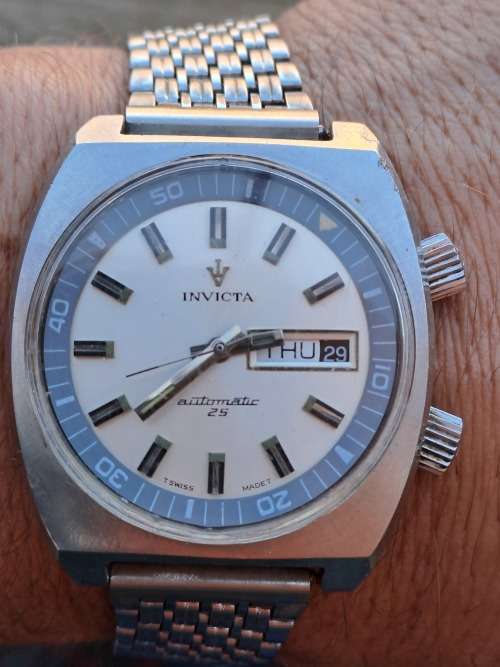 vintage men's invicta automatic