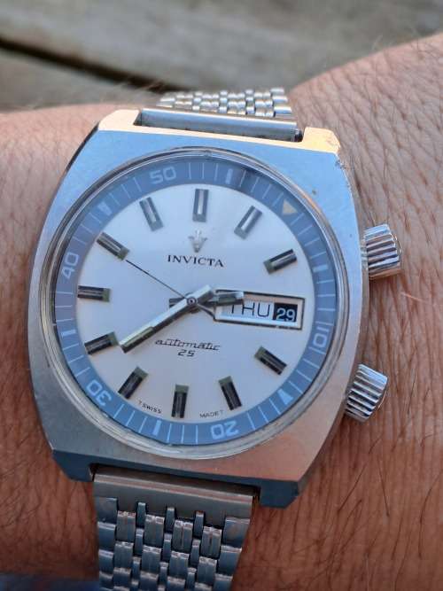 vintage men's invicta automatic