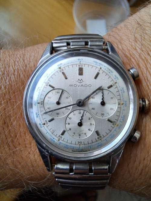 vintage men's Movado chronograph
