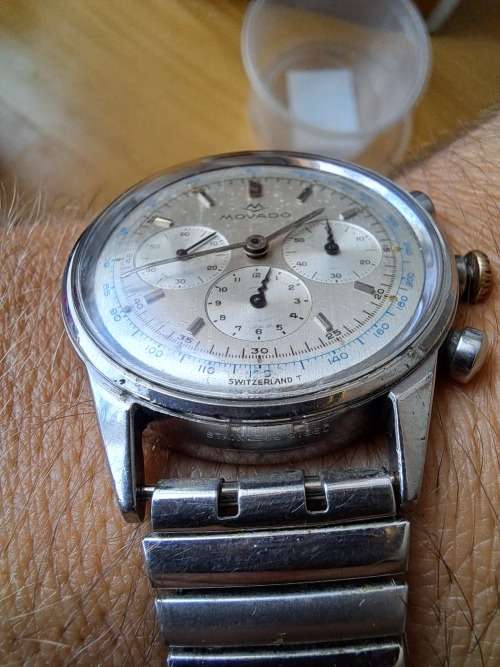 vintage men's Movado chronograph