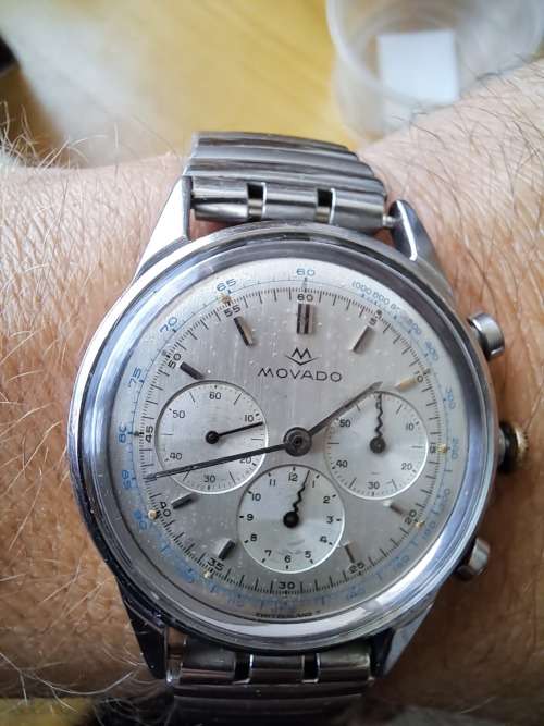 vintage men's Movado chronograph