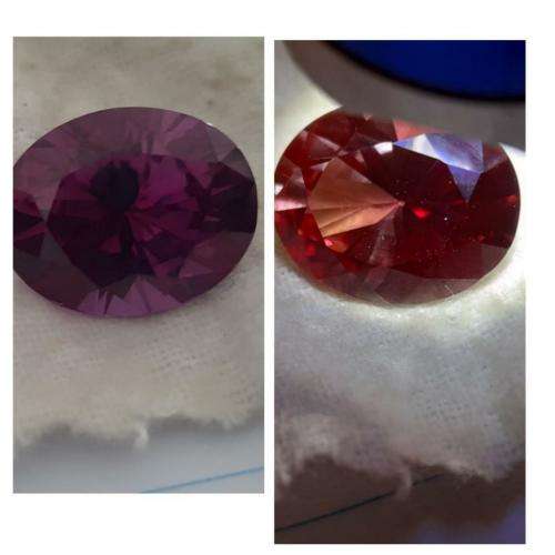 Beautiful color change gemstone