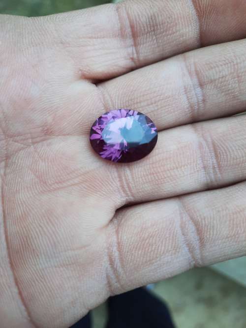 Beautiful color change gemstone