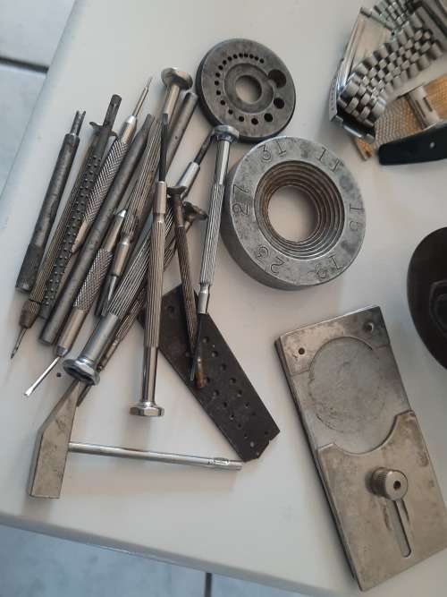 Watchmakers tools and some watches