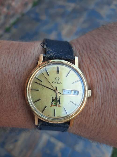 Vintage men`s automatic omega watch