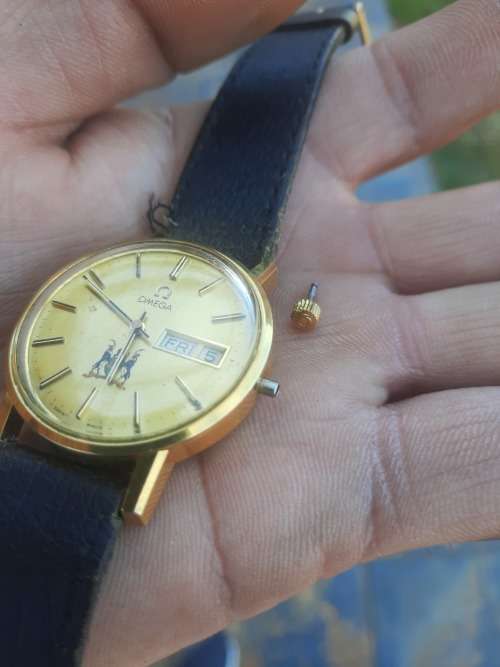 Vintage men`s automatic omega watch