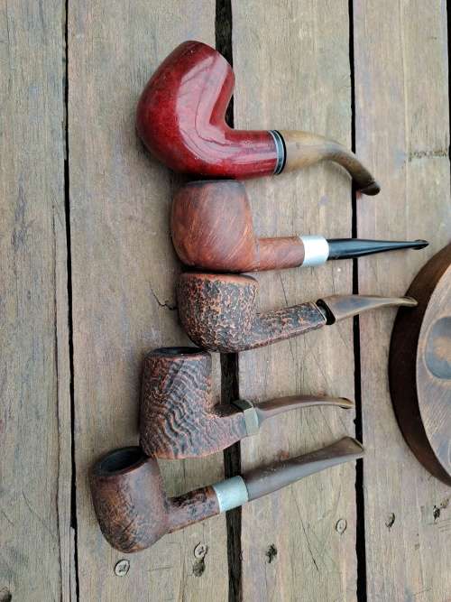 Vintage smoking pipes