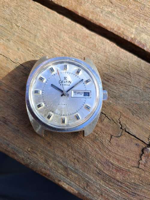 Vintage Delfin edox automatic
