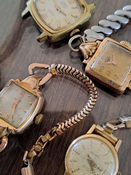 6x vintage watches