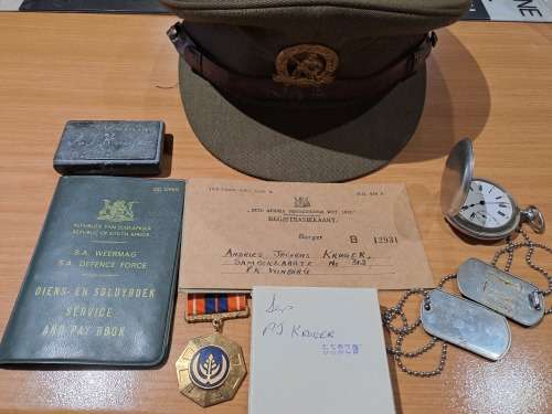 Military medal Paul Kruger family related