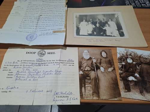 Military medal Paul Kruger family related