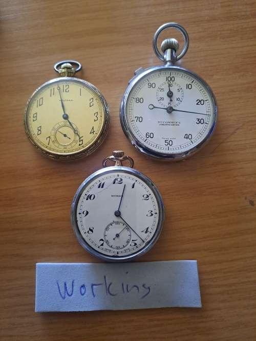 Lots of Vintage pocket watches and parts