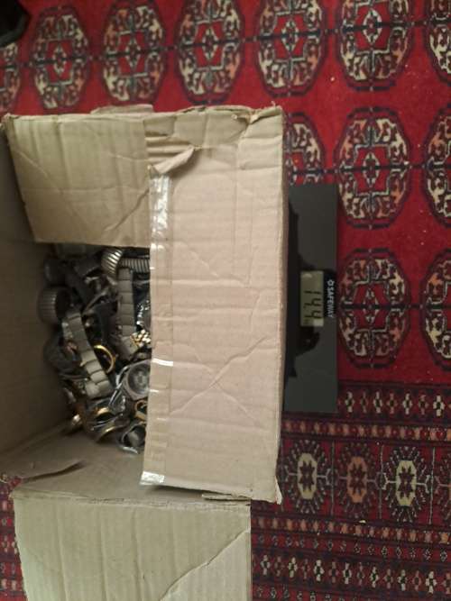 Vintage watch straps and cases lots of stainless steel mix 14kg