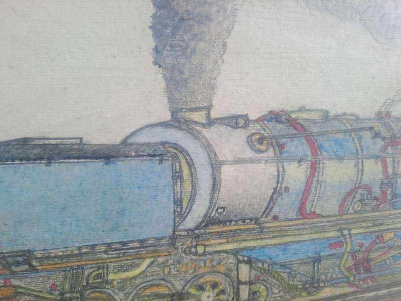 Vintage railway collectibles