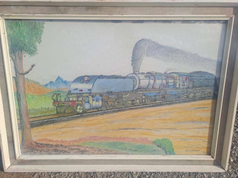 Vintage railway collectibles
