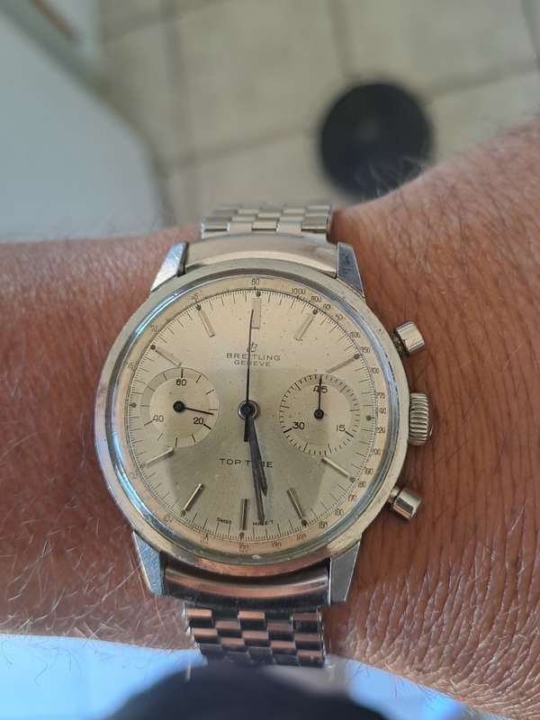 Vintage men`s Breitling chronograph top time