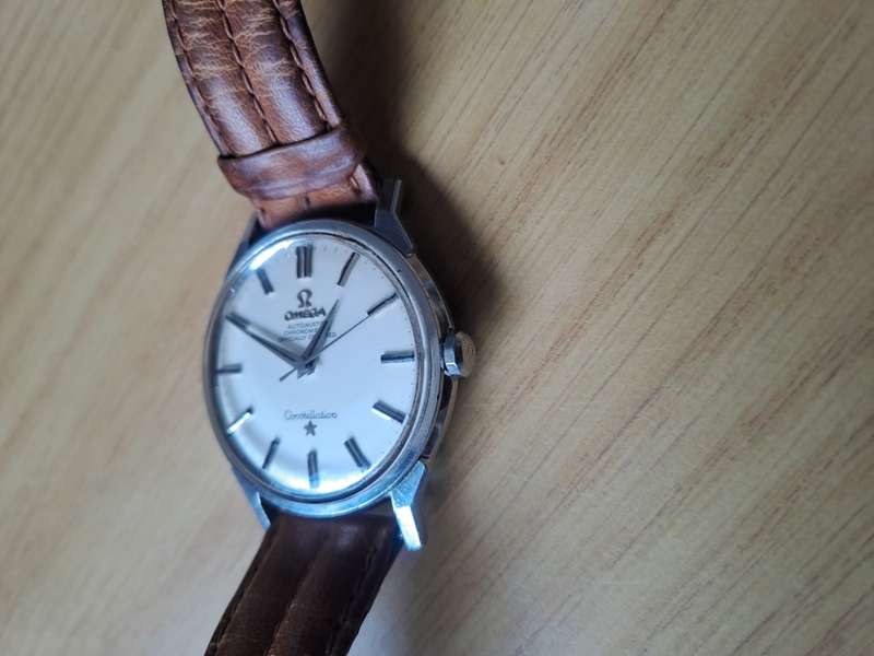 Vintage Omega Constellation automatic dog leg