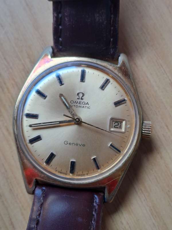 Vintage men`s omega automatic watch