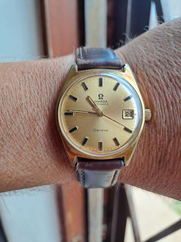 Vintage men`s omega automatic watch