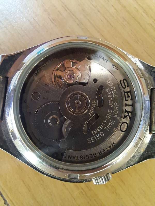 Vintage men`s seiko automatic