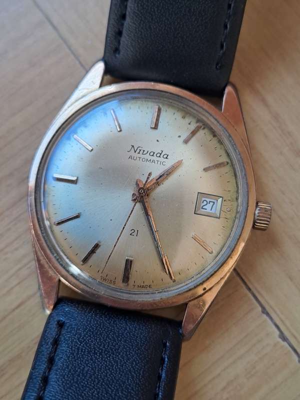 Vintage men`s Nivada automatic