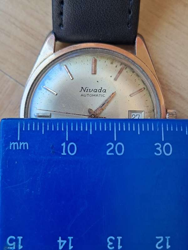 Vintage men`s Nivada automatic