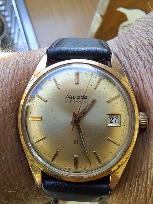 Vintage men`s Nivada automatic